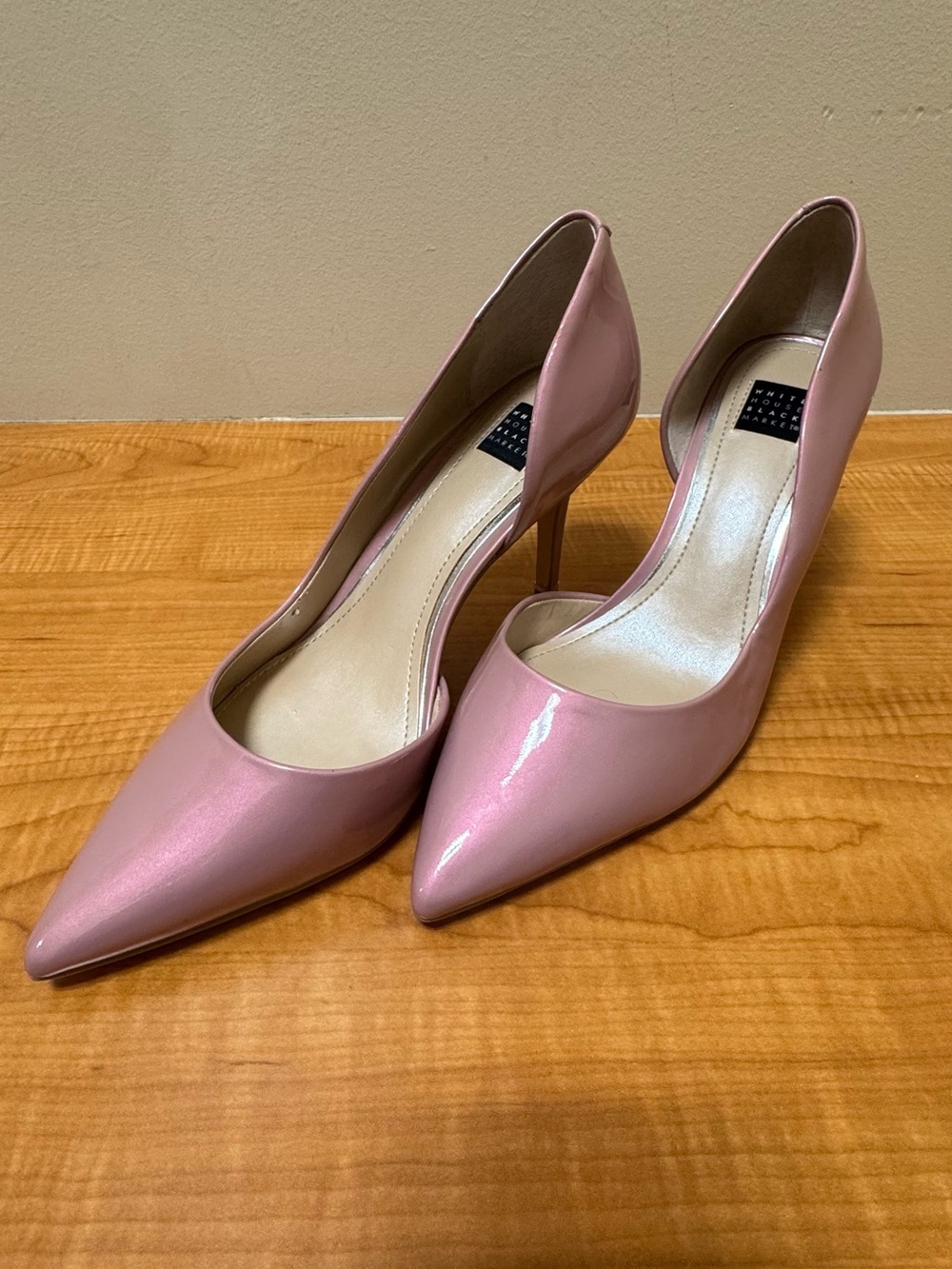 WHBM Mineral Pink Ella Pumps